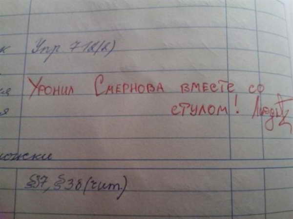 16 записей в дневнике, от смеха можно надорвать живот