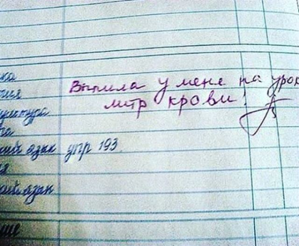 16 записей в дневнике, от смеха можно надорвать живот