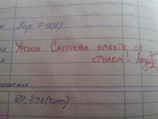16 записей в дневнике, от смеха можно надорвать живот