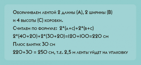 формула рассчета