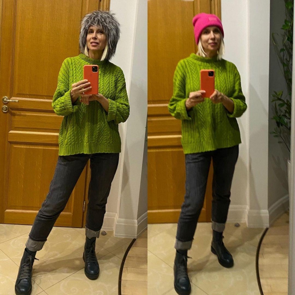Шапка Нади не давала мне покоя! Алена Свиридова показала, как вписать головной убор в любой образ