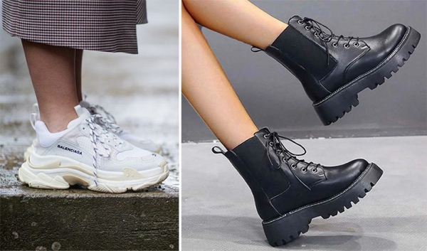 Альтернатива ugly shoes — ботинки с круглым носом и глубоким протектором