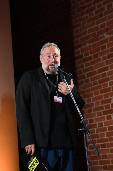 Юрий Быков, Агния Кузнецова, Нино Нинидзе на открытии REALIST WEB FEST в Нижнем Новгороде