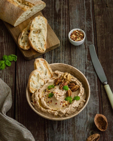 Обязательно попробуйте! Готовим куриный паштет с орехами