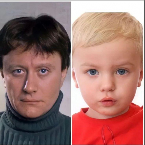Мария Миронова сравнила фото своего маленького сына с портретом его знаменитого дедушки