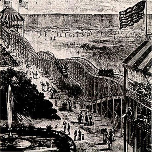 Первый аттракцион Томпсона 1884 год