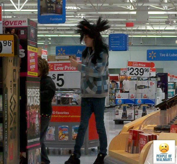 Экстравагантные покупатели Walmart