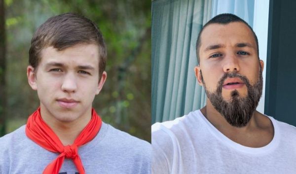 Сергей Романович без бороды и с ней