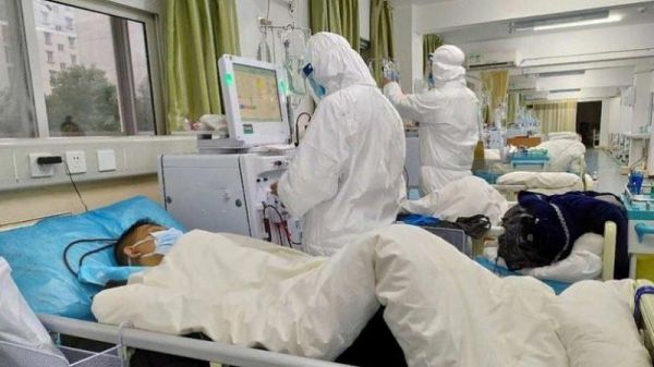 Пациент с коронавирусом в больнице