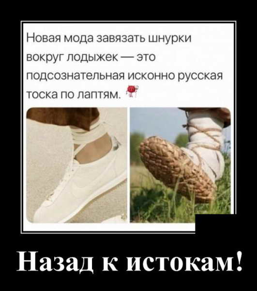 Демотиватор про новую моду