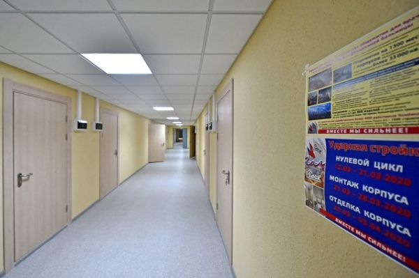 Палаты новой инфекционной больницы в Москве