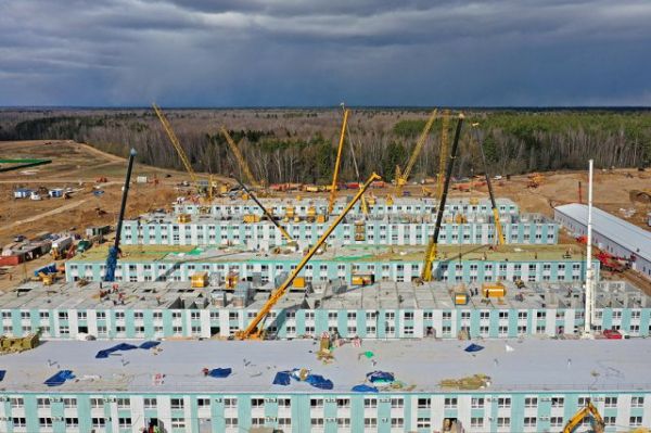 Палаты новой инфекционной больницы в Москве