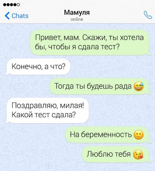 Забавные переписки с родителями Забавные переписки с родителями